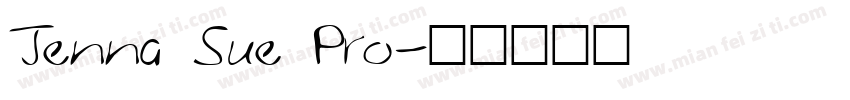 Jenna Sue Pro字体转换